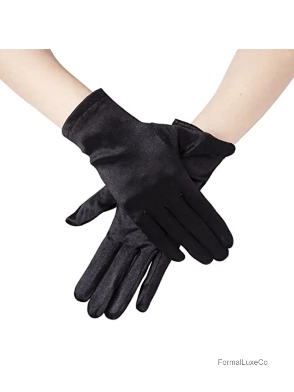 1920s Short Satin Gloves Women Gatsby Flapper Party Wedding Bridal